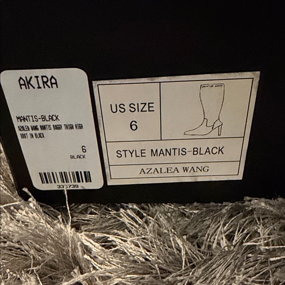 AKIRA Sleek Black Over-the-Knee Boots - Picture 5 of 5